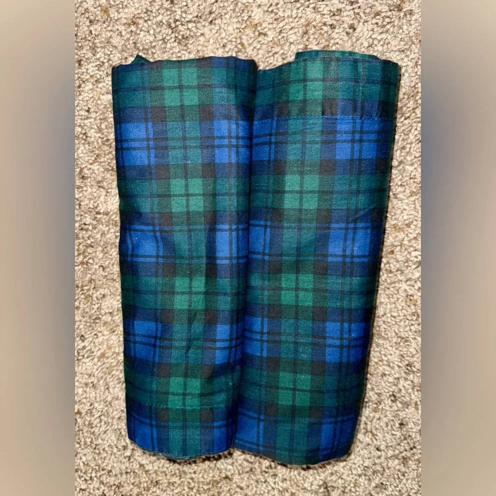 Vintage Lauren Ralph Lauren Tartan Plaid Yarn-Dyed King Pillow Shams! - Picture 3 of 8